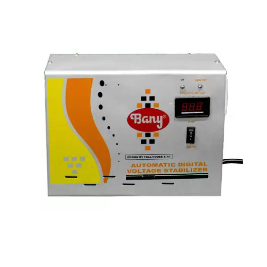 4 KVA (130v-300v)  (color Grey) Voltage Stabilizer Bany Products SP017